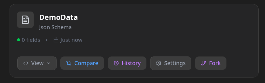 Data contract in DriftOps